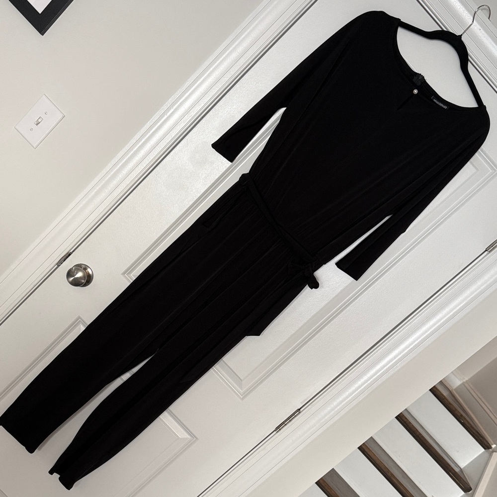 Nina Leonard Classic Black Jumpsuit